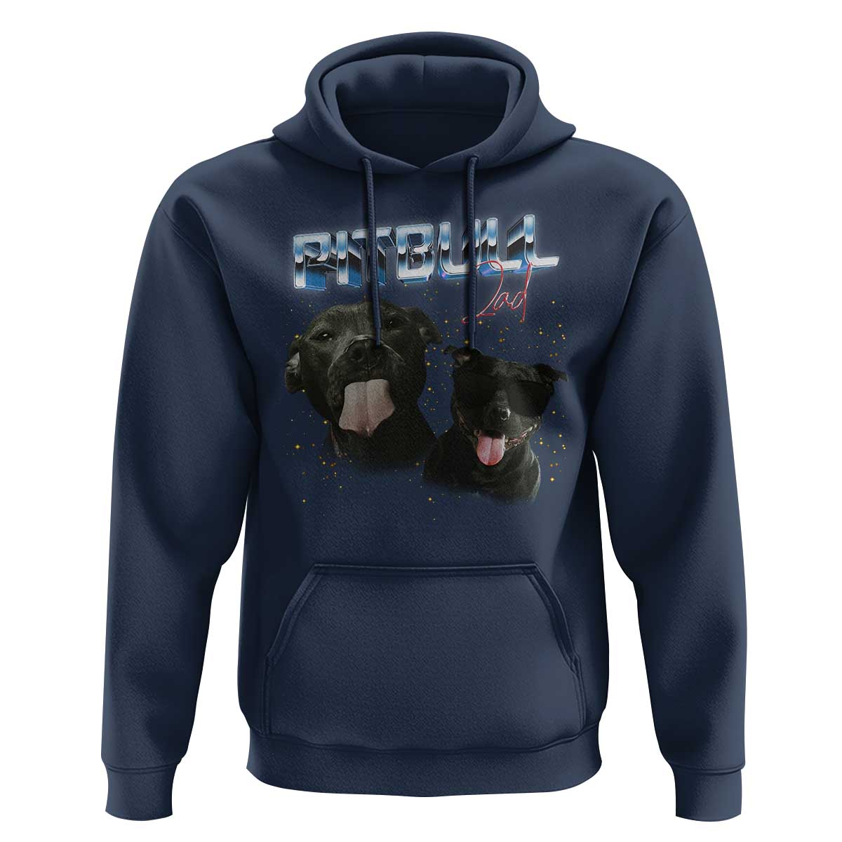 Pitbull Dad Hoodie Funny Gift For Pitbull Lover - Wonder Print Shop
