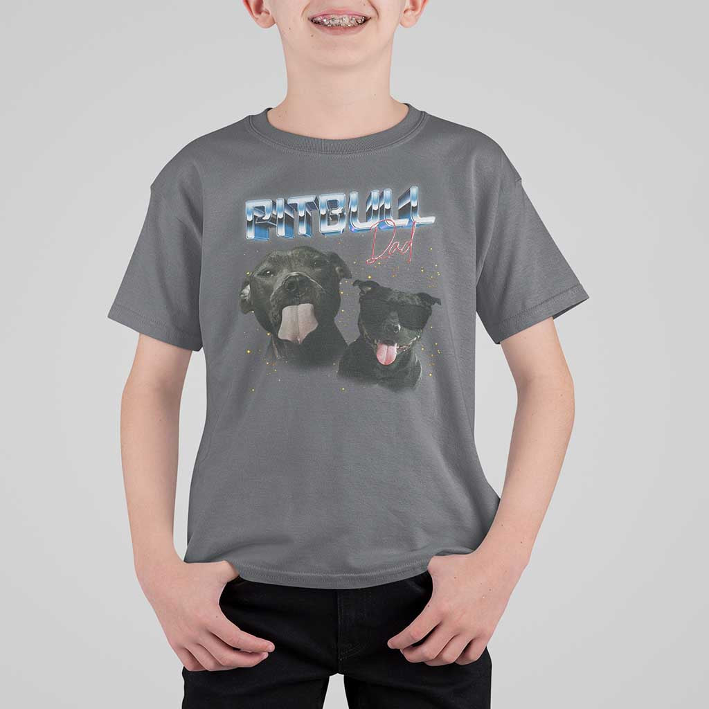 Pitbull Dad T Shirt For Kid Funny Gift For Pitbull Lover - Wonder Print Shop
