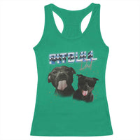 Pitbull Dad Racerback Tank Top Funny Gift For Pitbull Lover - Wonder Print Shop