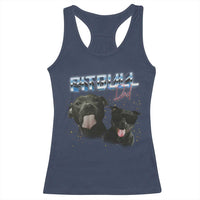 Pitbull Dad Racerback Tank Top Funny Gift For Pitbull Lover - Wonder Print Shop