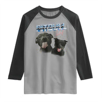 Pitbull Dad Raglan Shirt Funny Gift For Pitbull Lover - Wonder Print Shop
