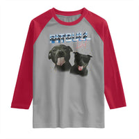Pitbull Dad Raglan Shirt Funny Gift For Pitbull Lover - Wonder Print Shop