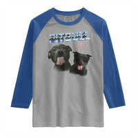 Pitbull Dad Raglan Shirt Funny Gift For Pitbull Lover - Wonder Print Shop