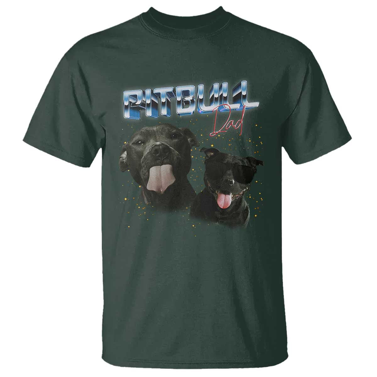 Pitbull Dad T Shirt Funny Gift For Pitbull Lover - Wonder Print Shop