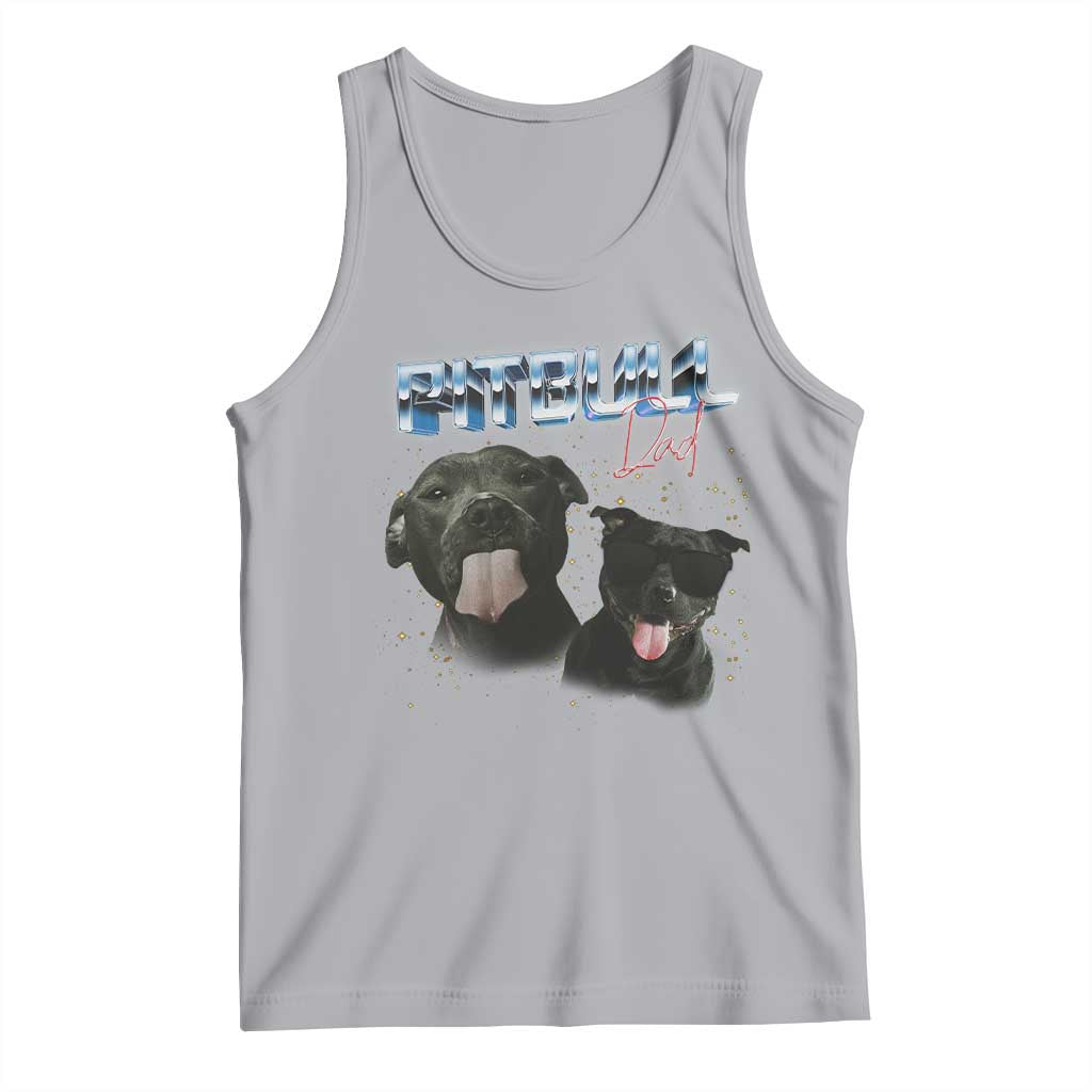 Pitbull Dad Tank Top Funny Gift For Pitbull Lover - Wonder Print Shop