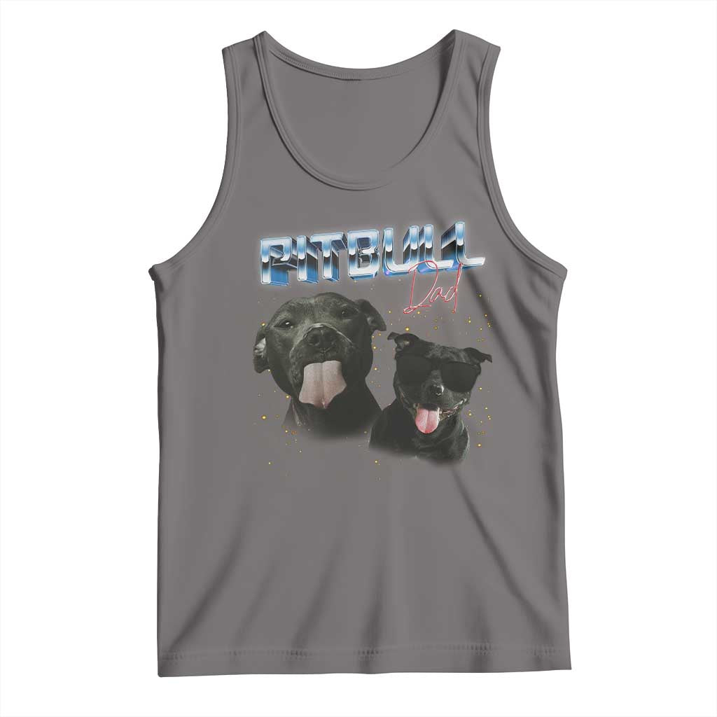 Pitbull Dad Tank Top Funny Gift For Pitbull Lover - Wonder Print Shop