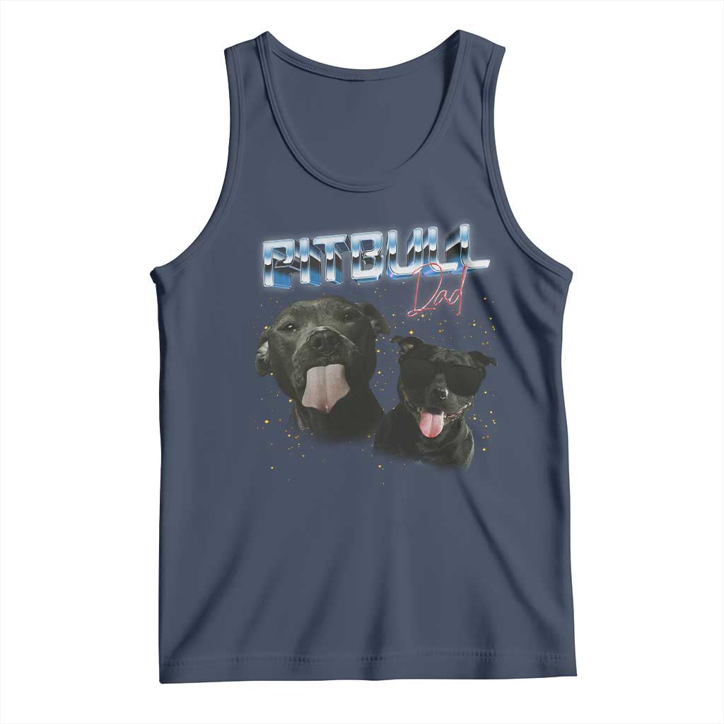 Pitbull Dad Tank Top Funny Gift For Pitbull Lover - Wonder Print Shop