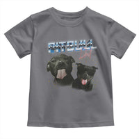 Pitbull Dad Toddler T Shirt Funny Gift For Pitbull Lover - Wonder Print Shop