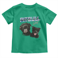 Pitbull Dad Toddler T Shirt Funny Gift For Pitbull Lover - Wonder Print Shop