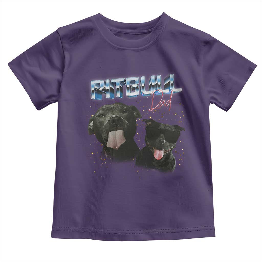 Pitbull Dad Toddler T Shirt Funny Gift For Pitbull Lover - Wonder Print Shop