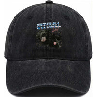 Pitbull Dad Washed Cotton Baseball Cap Funny Gift For Pitbull Lover