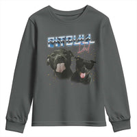 Pitbull Dad Youth Sweatshirt Funny Gift For Pitbull Lover - Wonder Print Shop