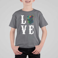 Colorful Pitbull Graphic Art For Dog Lover T Shirt For Kid - Wonder Print Shop