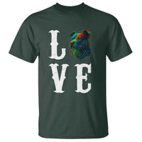 Colorful Pitbull Graphic Art For Dog Lover T Shirt - Wonder Print Shop