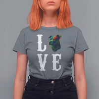 Colorful Pitbull Graphic Art For Dog Lover T Shirt For Women - Wonder Print Shop