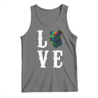 Colorful Pitbull Graphic Art For Dog Lover Tank Top - Wonder Print Shop