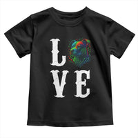 Colorful Pitbull Graphic Art For Dog Lover Toddler T Shirt - Wonder Print Shop