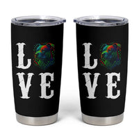 Colorful Pitbull Graphic Art For Dog Lover Tumbler Cup