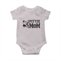 Pittie Mom Baby Onesie Funny Gift For Pitbull Lover - Wonder Print Shop