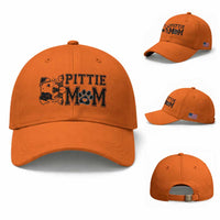 Pittie Mom Baseball Cap Funny Gift For Pitbull Lover