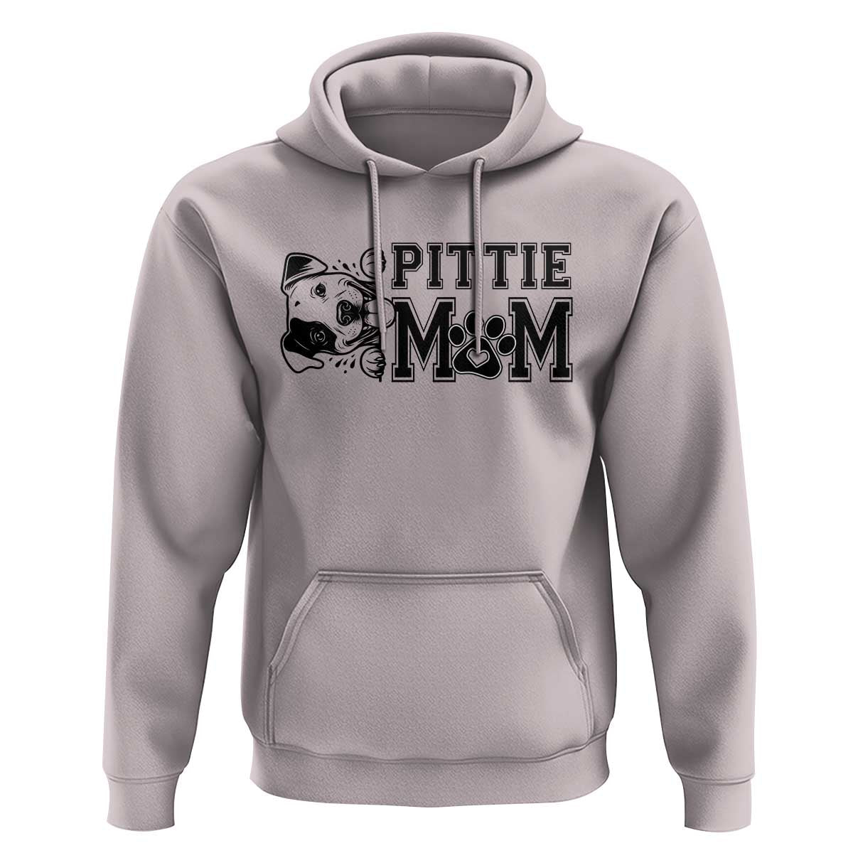 Pittie Mom Hoodie Funny Gift For Pitbull Lover - Wonder Print Shop