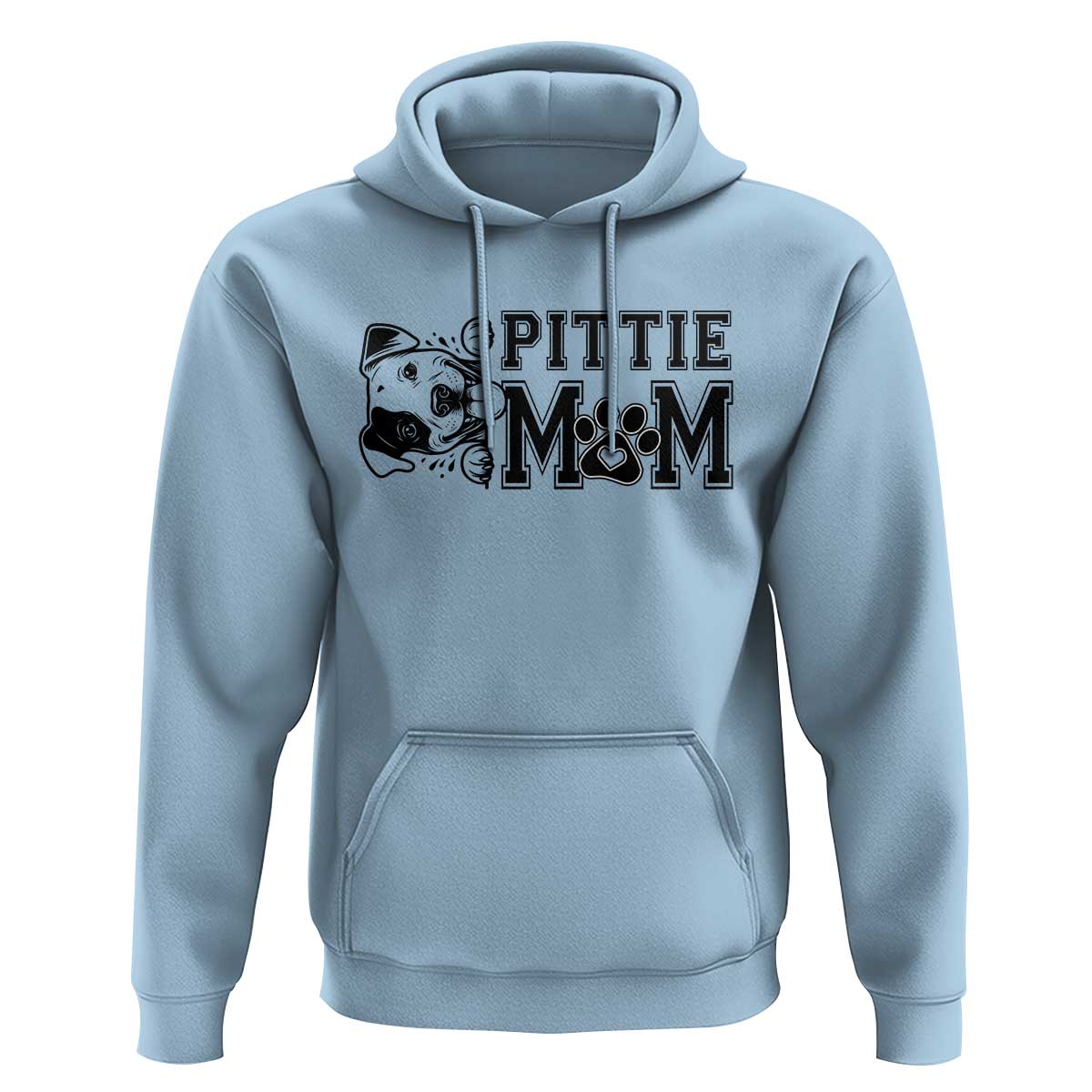 Pittie Mom Hoodie Funny Gift For Pitbull Lover - Wonder Print Shop