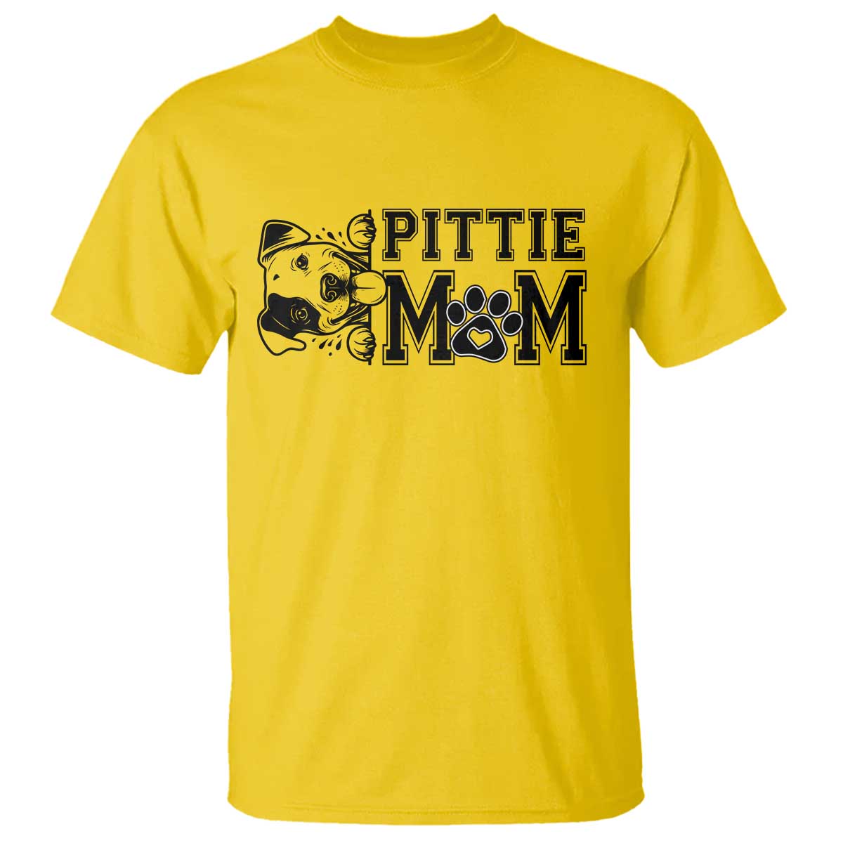 Pittie Mom T Shirt Funny Gift For Pitbull Lover - Wonder Print Shop