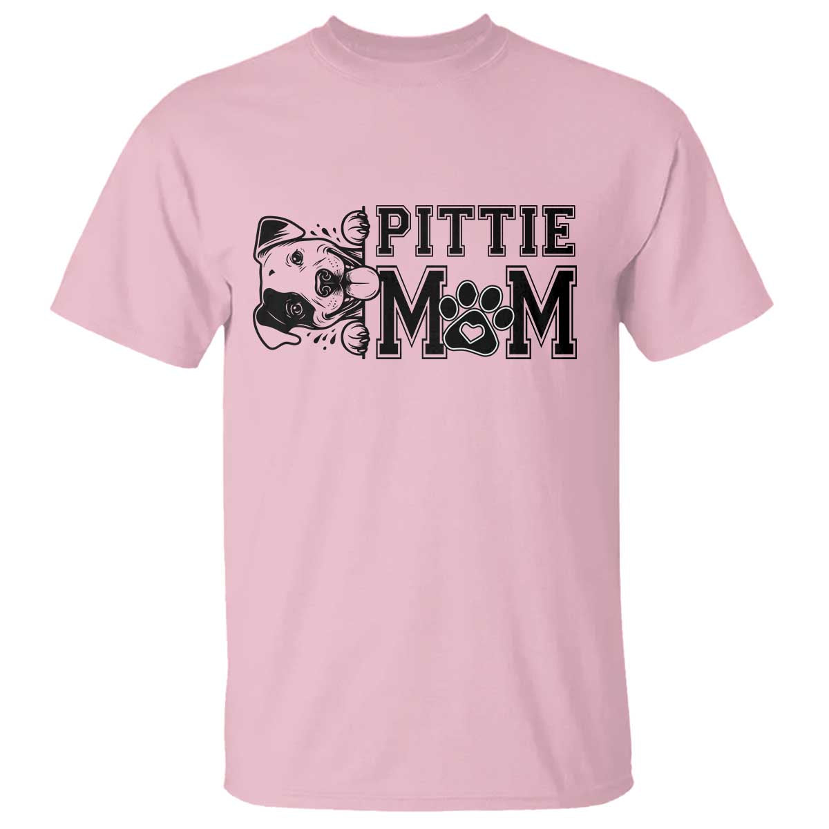Pittie Mom T Shirt Funny Gift For Pitbull Lover - Wonder Print Shop