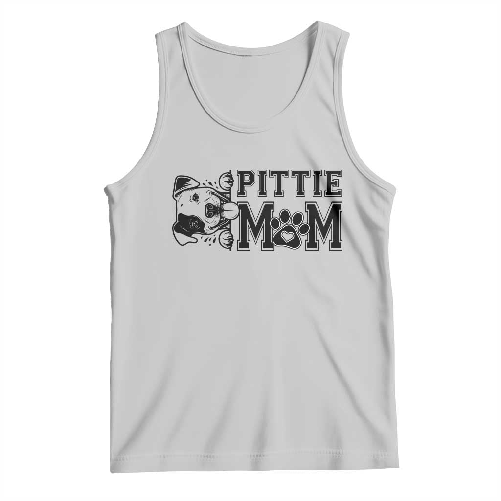Pittie Mom Tank Top Funny Gift For Pitbull Lover - Wonder Print Shop