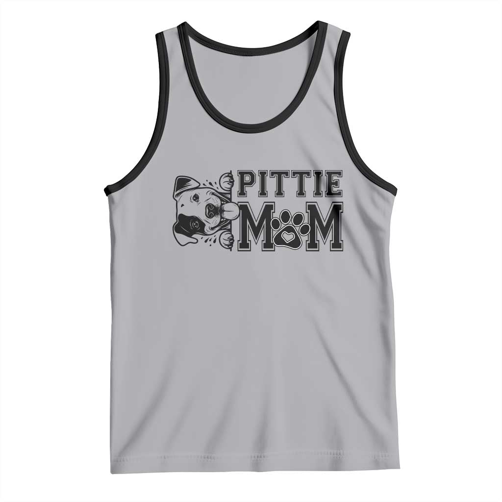 Pittie Mom Tank Top Funny Gift For Pitbull Lover - Wonder Print Shop