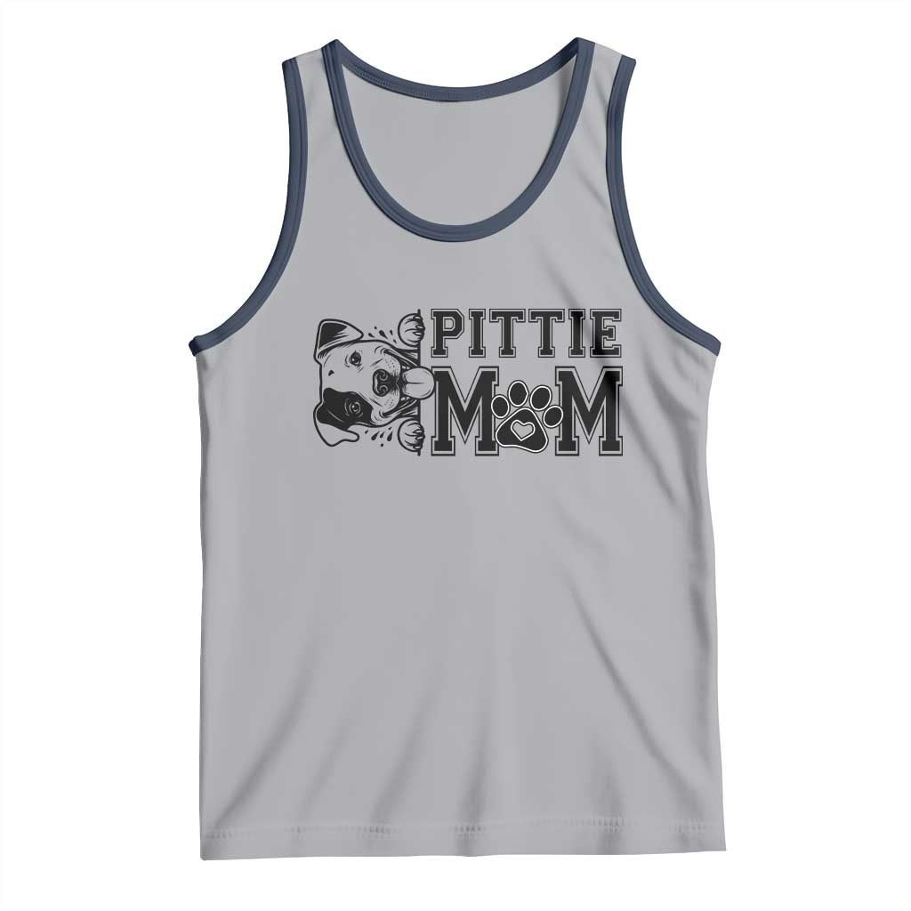 Pittie Mom Tank Top Funny Gift For Pitbull Lover - Wonder Print Shop