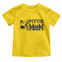 Pittie Mom Toddler T Shirt Funny Gift For Pitbull Lover - Wonder Print Shop