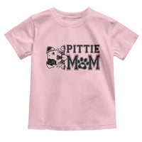 Pittie Mom Toddler T Shirt Funny Gift For Pitbull Lover - Wonder Print Shop