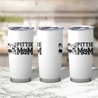 Pittie Mom Tumbler Cup Funny Gift For Pitbull Lover