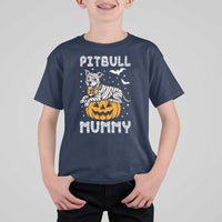 Halloween Dog Lover T Shirt For Kid Funny Pitbull Mummy - Wonder Print Shop