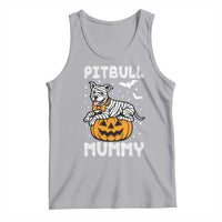 Halloween Dog Lover Tank Top Funny Pitbull Mummy - Wonder Print Shop