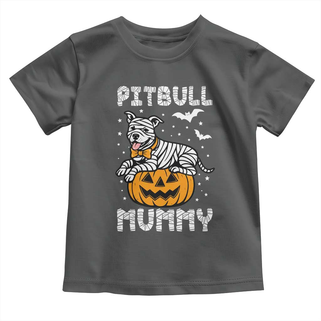 Halloween Dog Lover Toddler T Shirt Funny Pitbull Mummy - Wonder Print Shop
