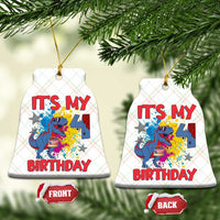 Dino Spider Its My 4th Birthday Ceramic Ornament Dinosaur Gift For Boys