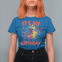 Dino Spider Its My 4th Birthday T Shirt For Women Dinosaur Gift For Boys