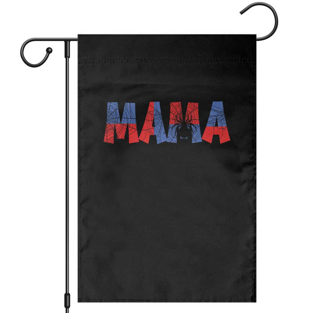 Spooky Mama Spider Web Garden Flag Cute Halloween Mom Gift