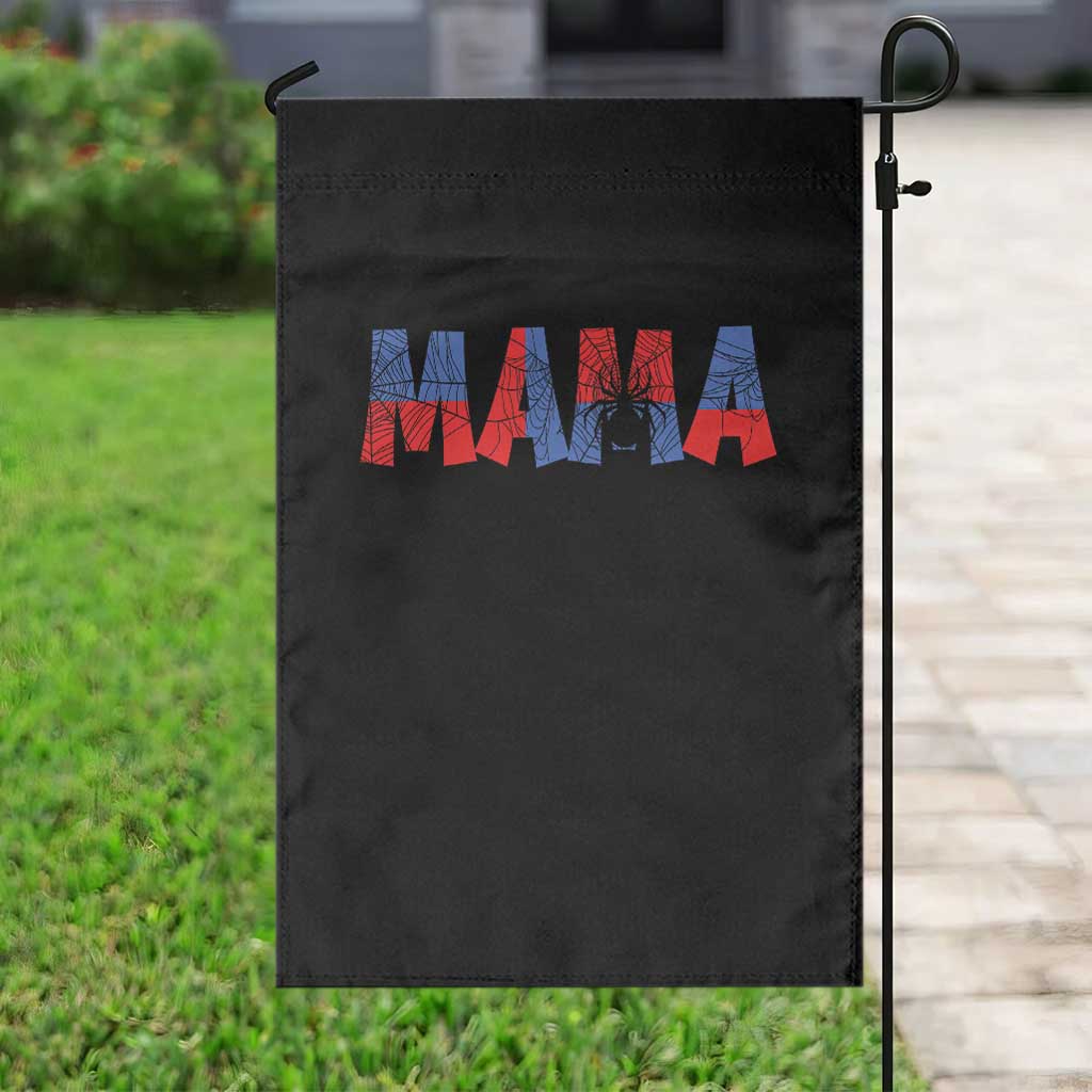 Spooky Mama Spider Web Garden Flag Cute Halloween Mom Gift