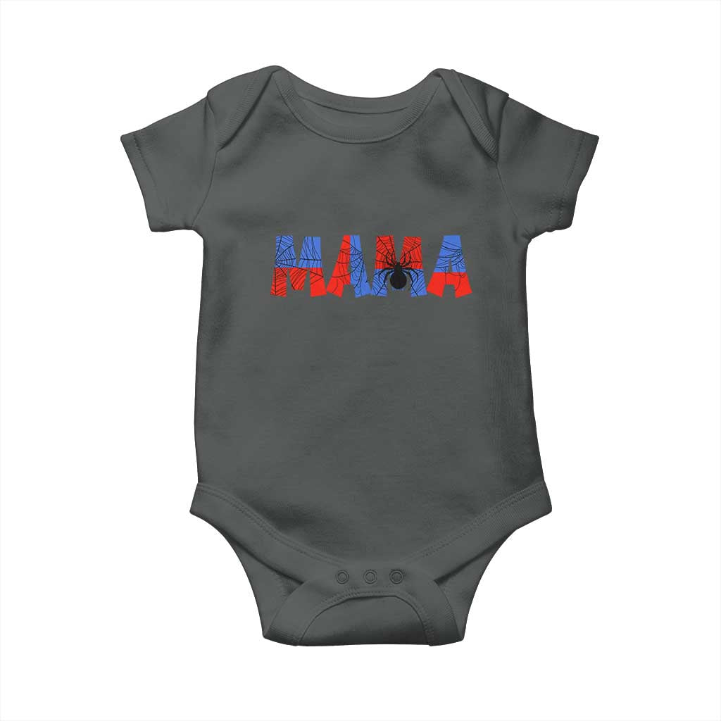 Spooky Mama Spider Web Baby Onesie Cute Halloween Mom Gift