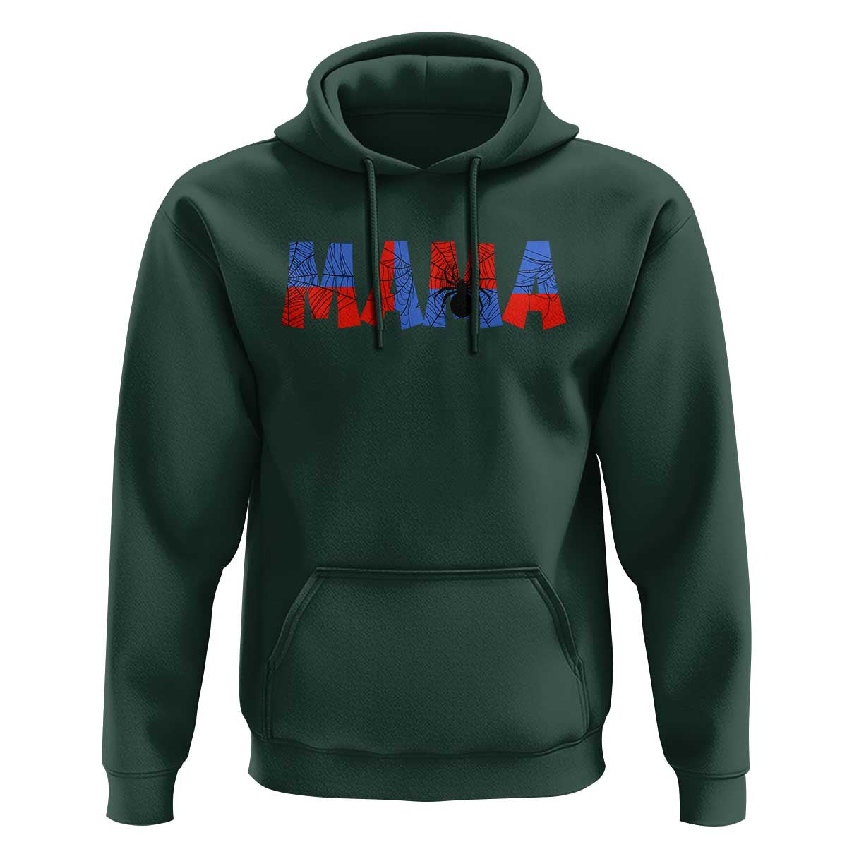 Spooky Mama Spider Web Hoodie Cute Halloween Mom Gift