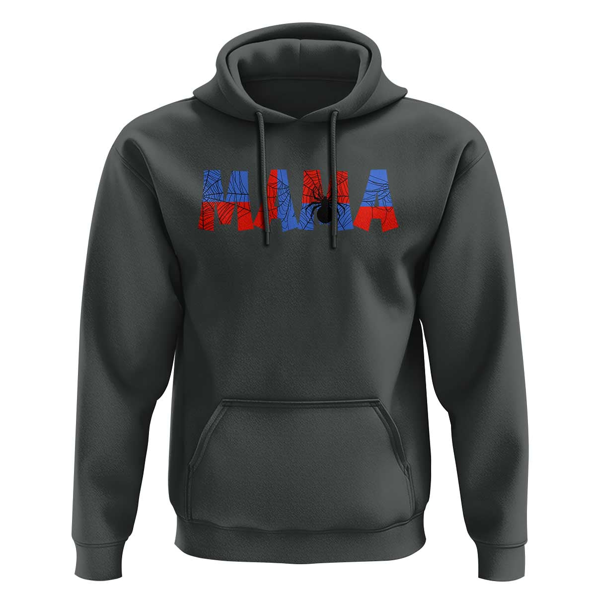 Spooky Mama Spider Web Hoodie Cute Halloween Mom Gift