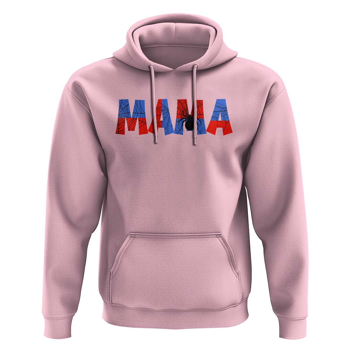 Spooky Mama Spider Web Hoodie Cute Halloween Mom Gift