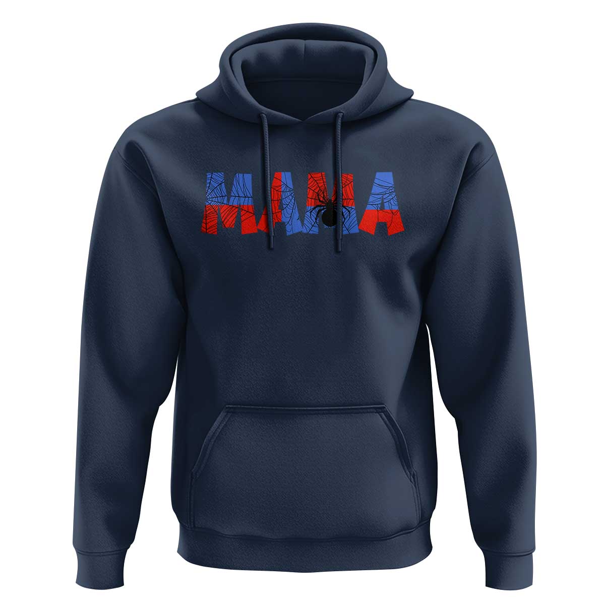 Spooky Mama Spider Web Hoodie Cute Halloween Mom Gift