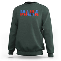 Spooky Mama Spider Web Sweatshirt Cute Halloween Mom Gift