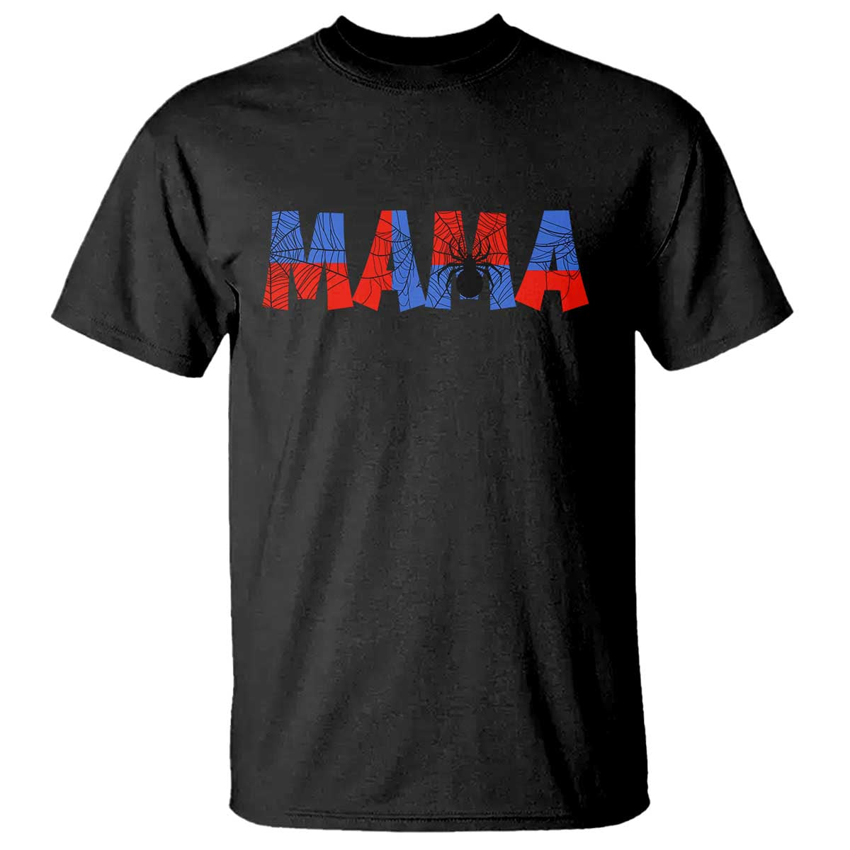 Spooky Mama Spider Web T Shirt Cute Halloween Mom Gift