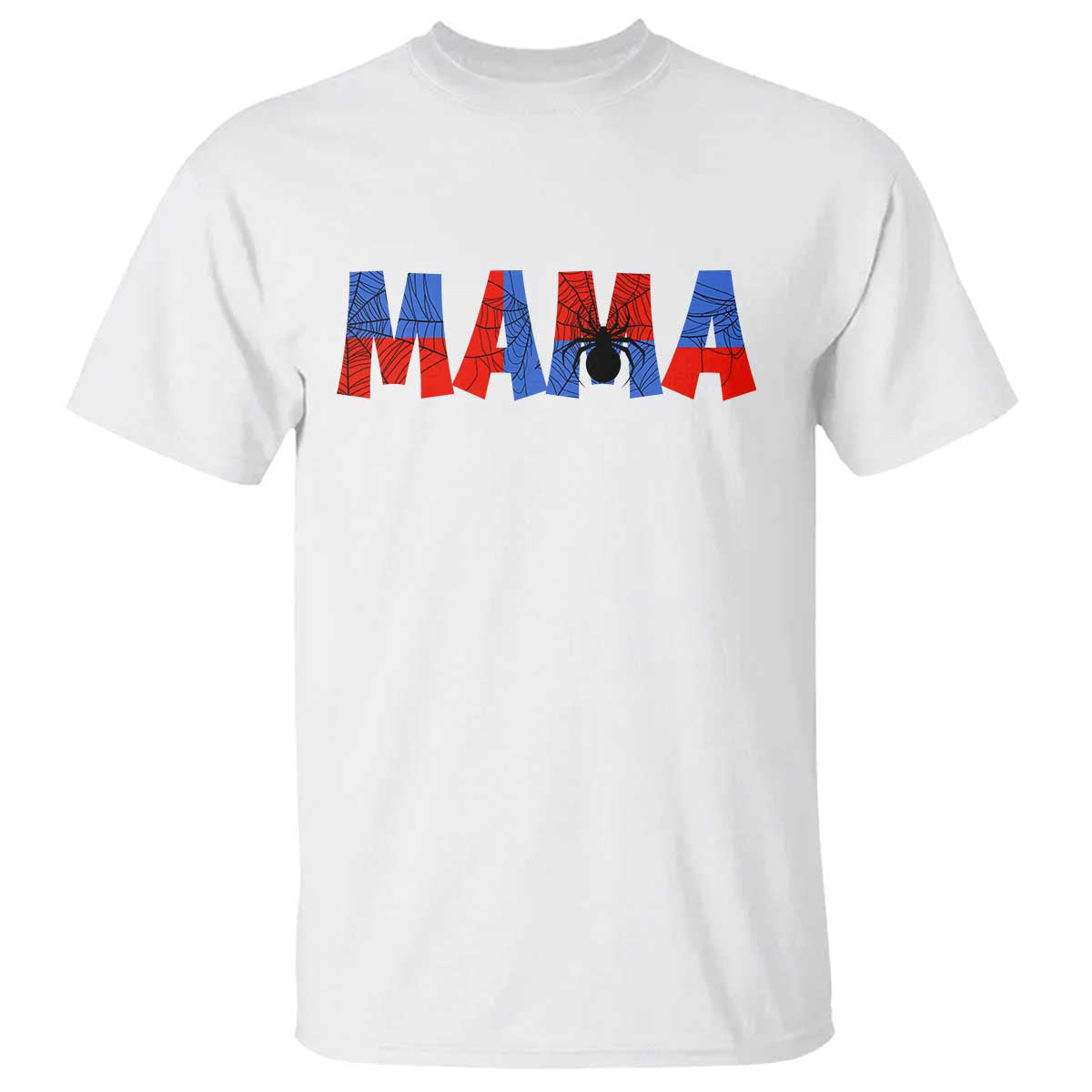Spooky Mama Spider Web T Shirt Cute Halloween Mom Gift