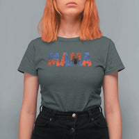 Spooky Mama Spider Web T Shirt For Women Cute Halloween Mom Gift